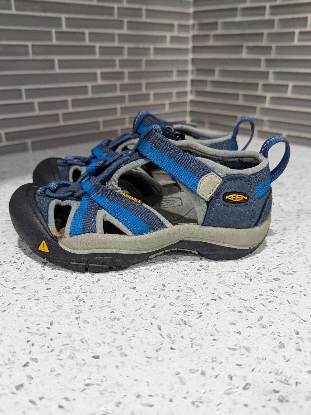 Keen Venice H2 Navy Dark Blue Gray Hiking Waterproof Sandal Kids Toddler Boys 9